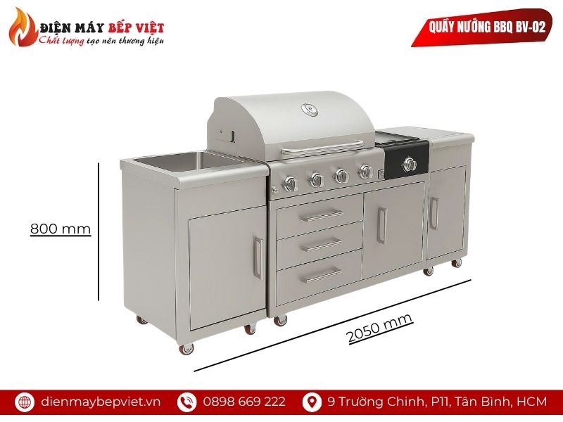 Quầy Nướng BBQ BV-02