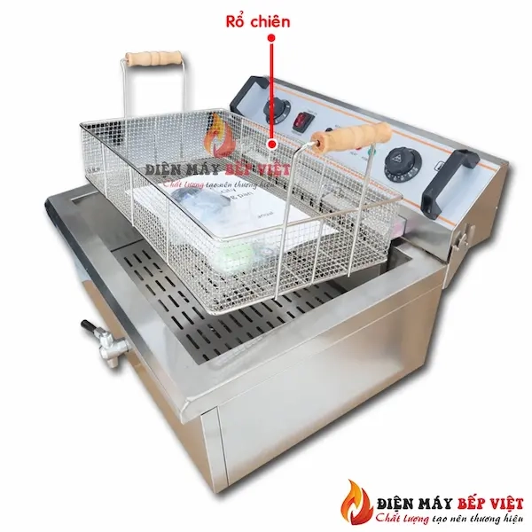 Rổ Chiên Bếp Chiên 25 lít ShunJi 