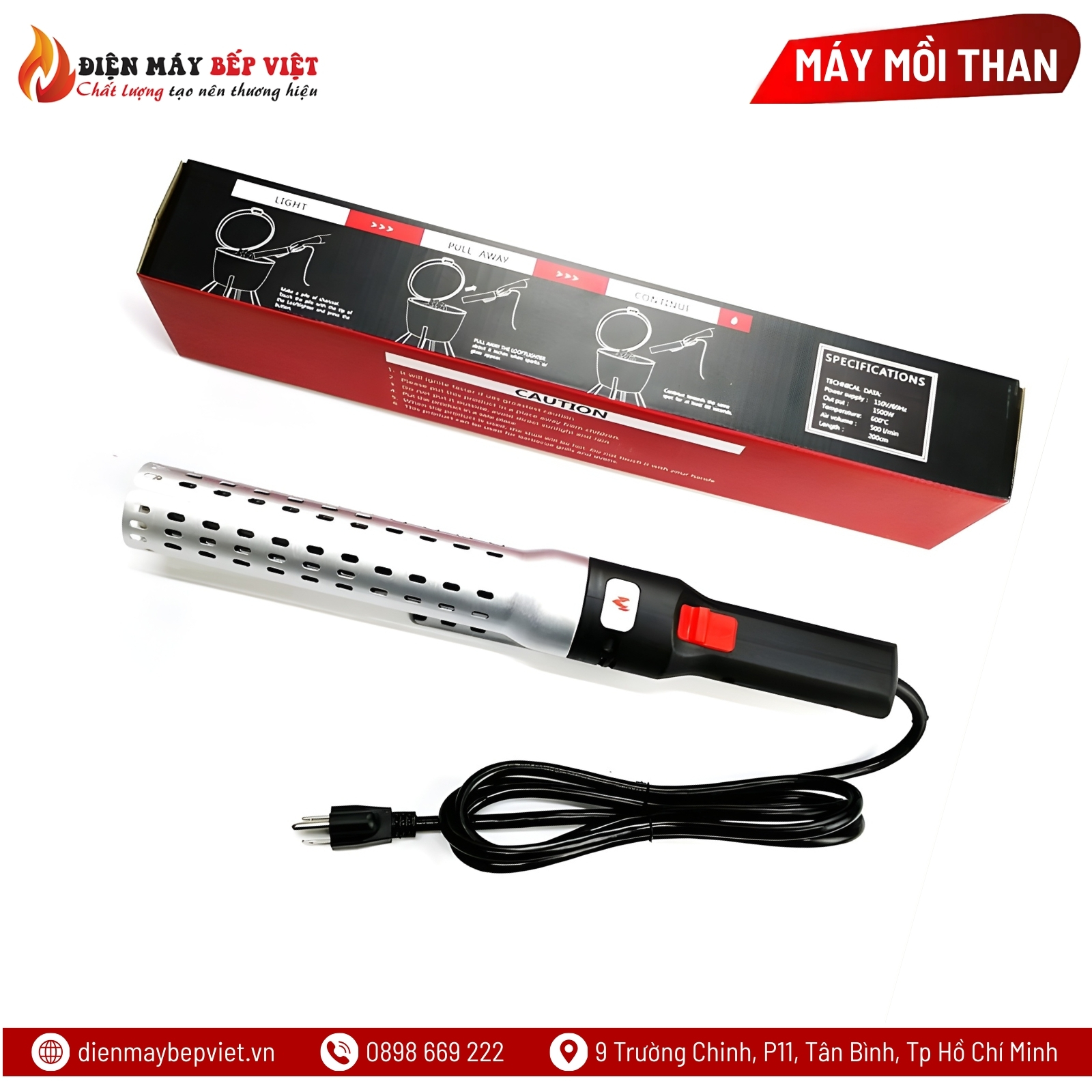 Súng Mồi Than Bằng Điện FOSSO A39