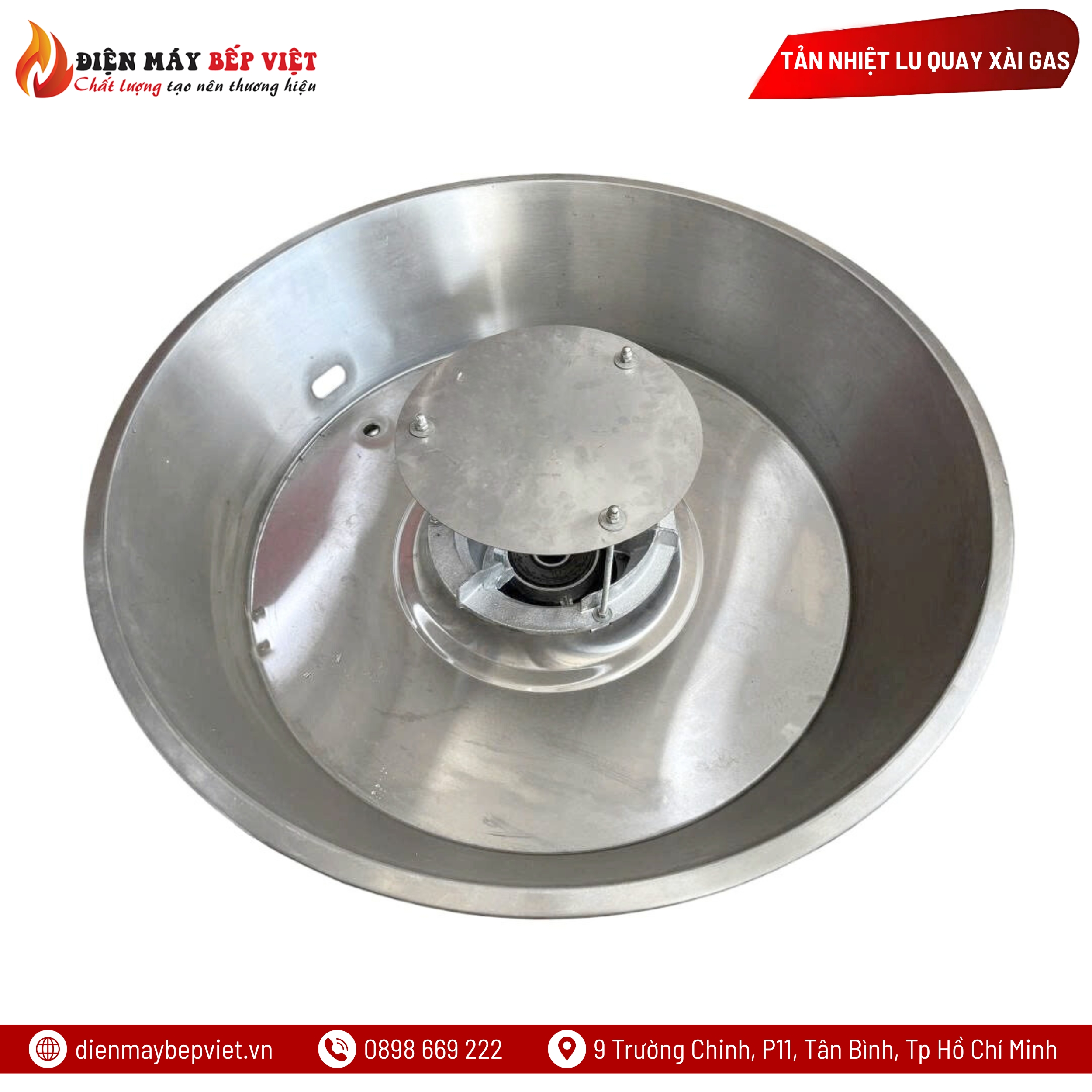 Tản Nhiệt Lò Quay Xài Gas Inox