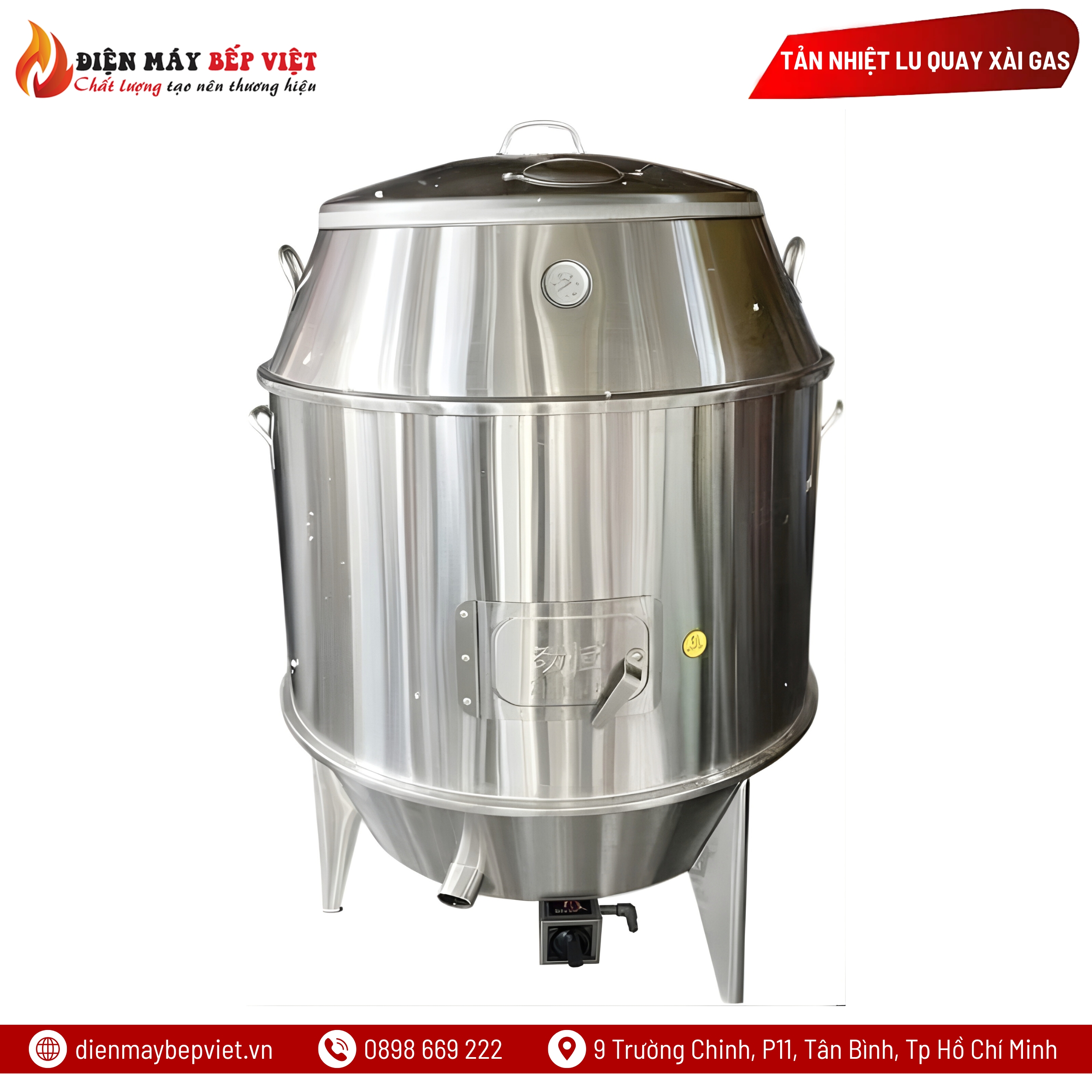 Tản Nhiệt Lò Quay Xài Gas Inox