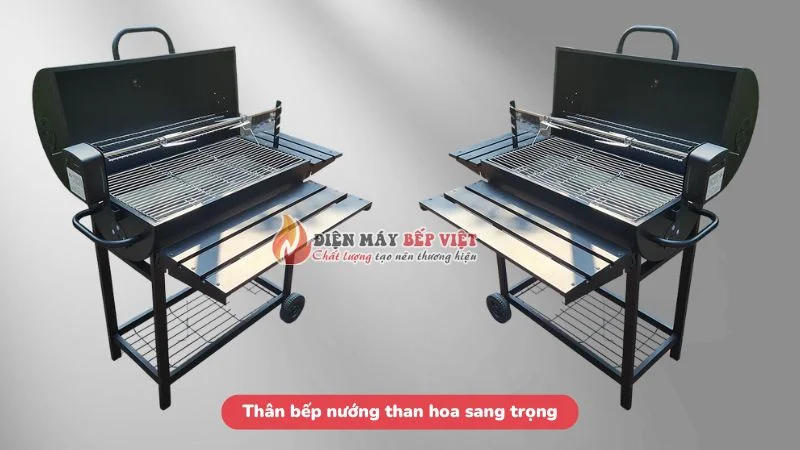 Thân bếp nướng than hoa sang trọng
