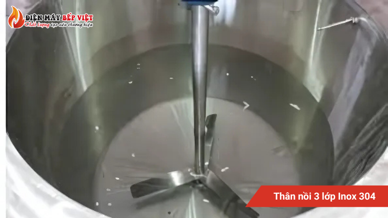 Thân nồi 3 lớp Inox 304
