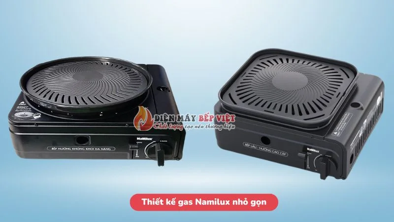 Thiết kế bếp nướng gas Namilux nhỏ gọn