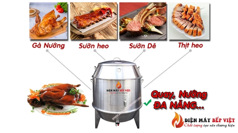 Tính năng lò quay vị của Điện Máy Bếp Việt