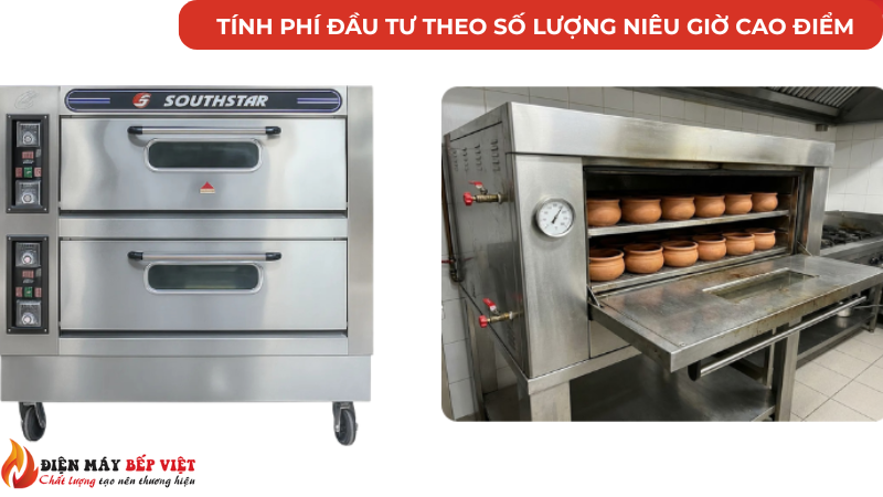 Tính phí đầu tư theo số lượng niêu giờ cao điểm