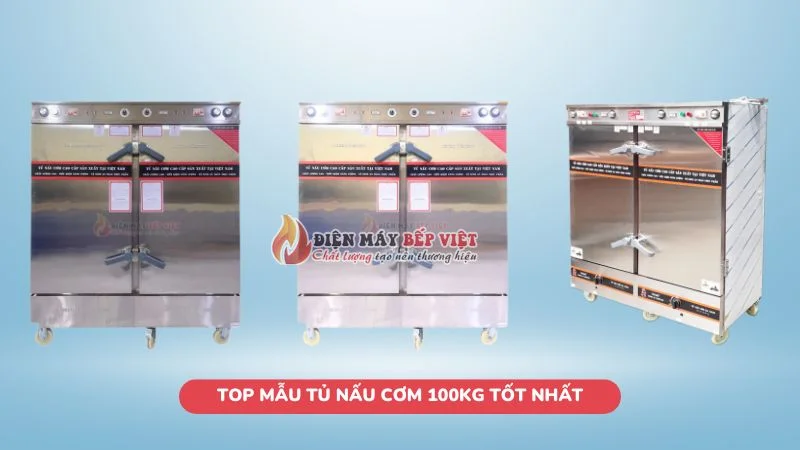 Top mẫu tủ nấu cơm 100kg tốt nhất hiện nay