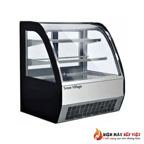 tủ bánh kem mini kính cong 90cm của Điện Máy Bếp Việt