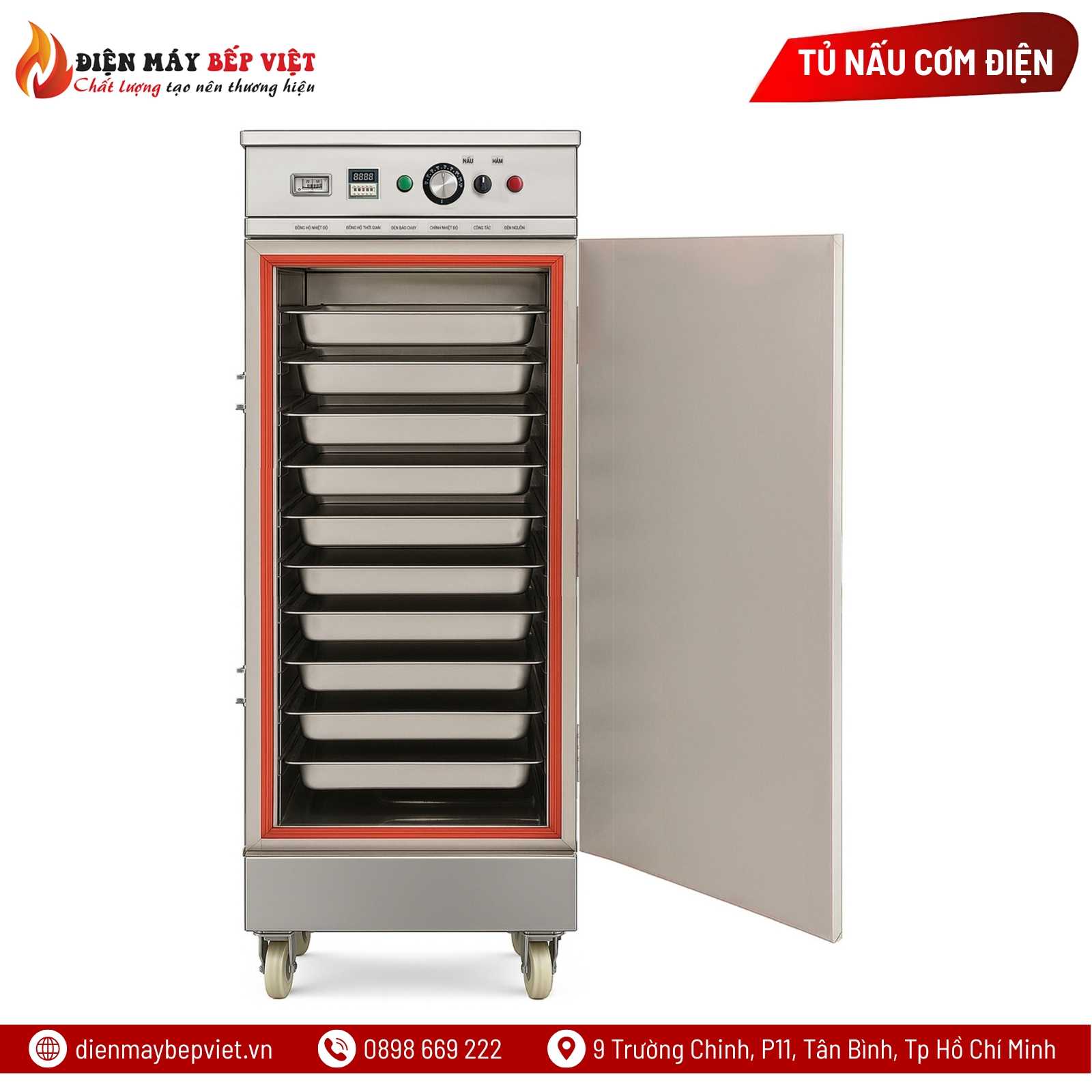 Tủ Cơm 10 Khay Điện