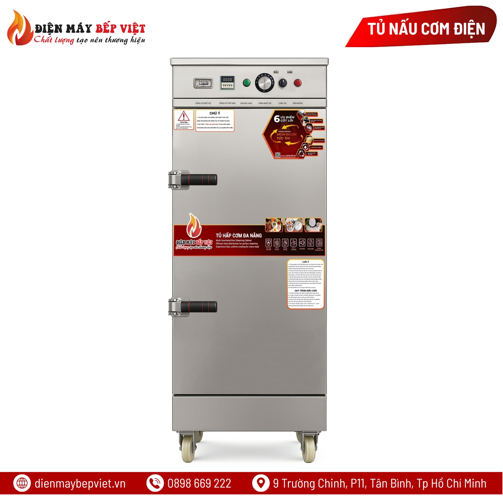 Tủ Cơm 10 Khay Điện