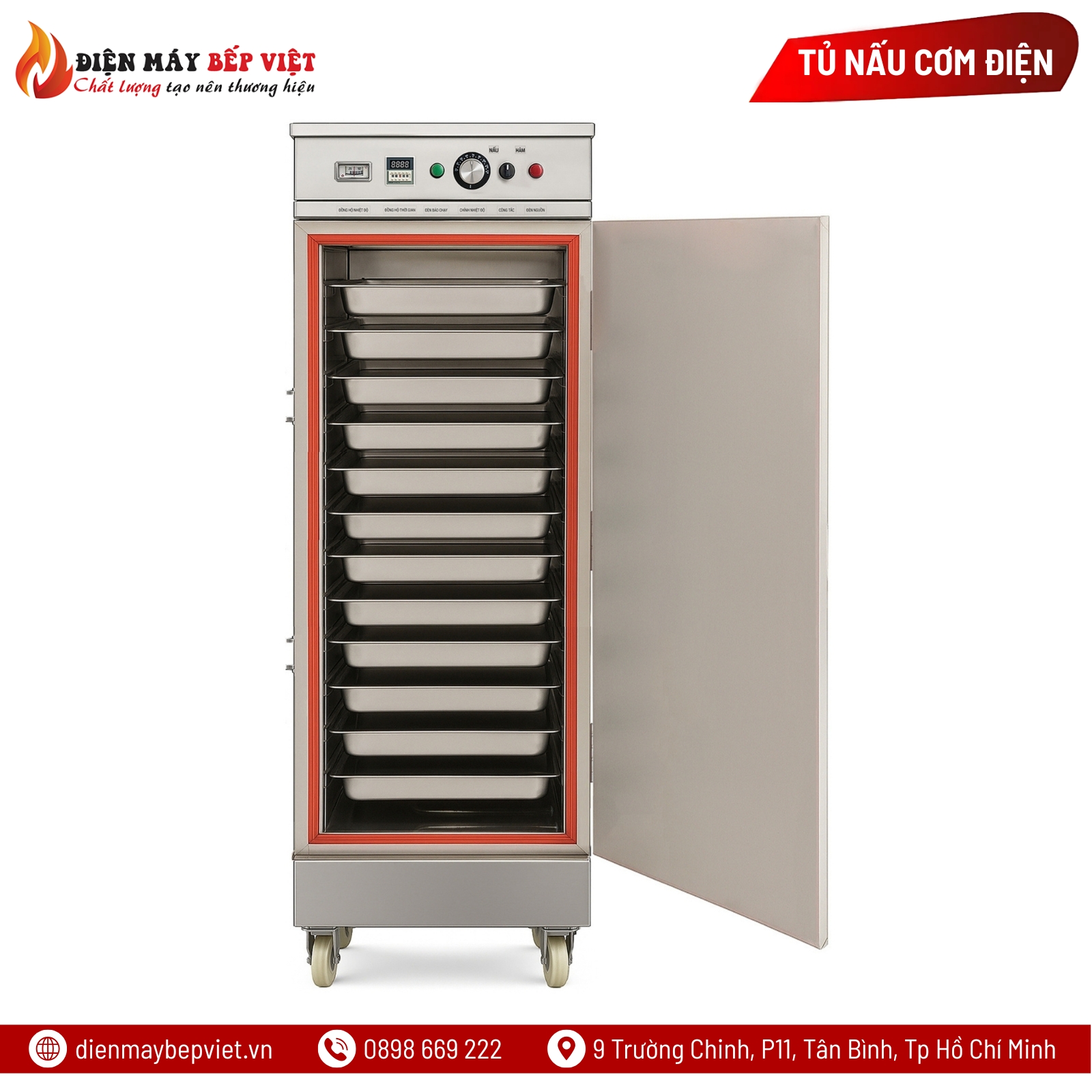Tủ Cơm 12 Khay Điện