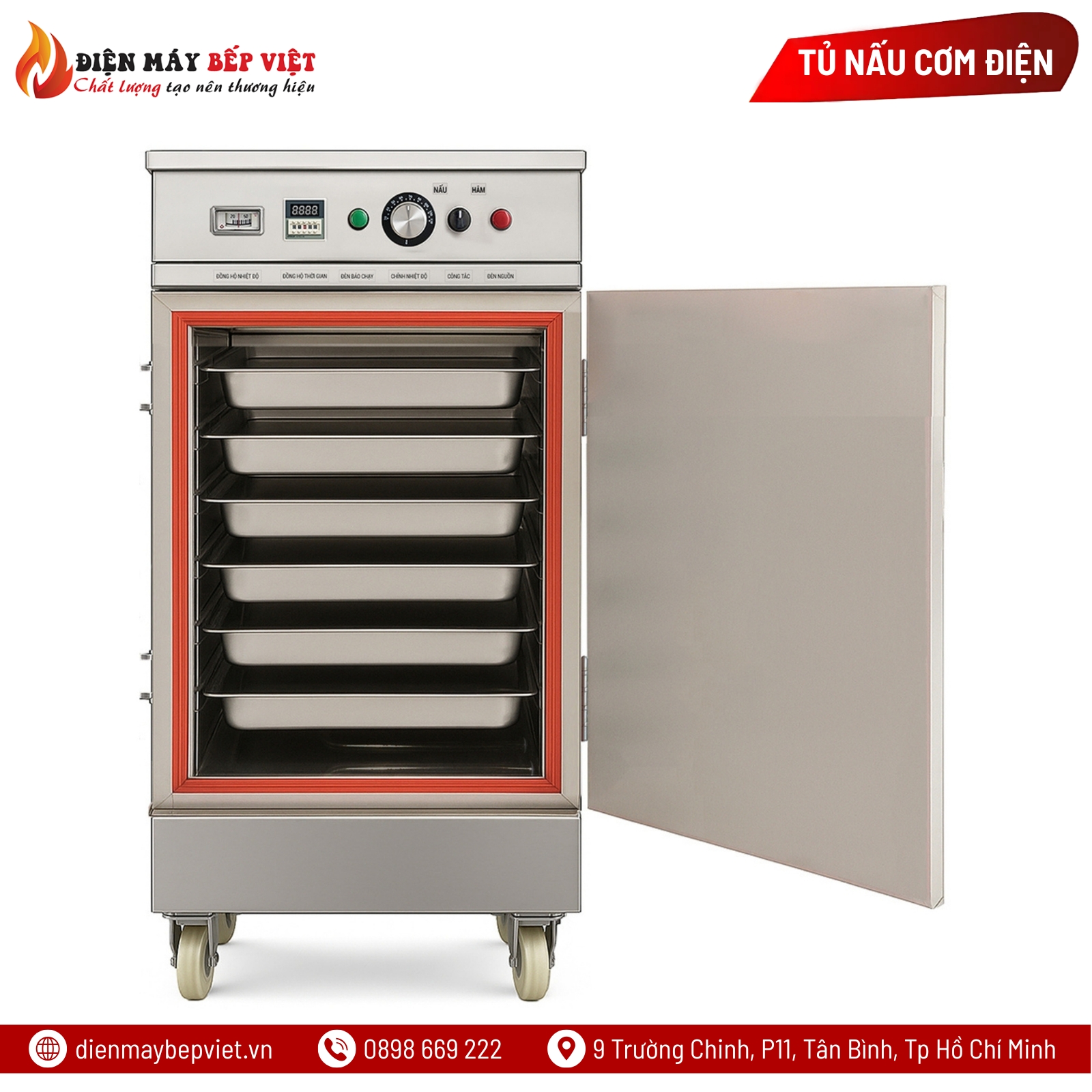 Tủ Cơm 6 Khay Điện