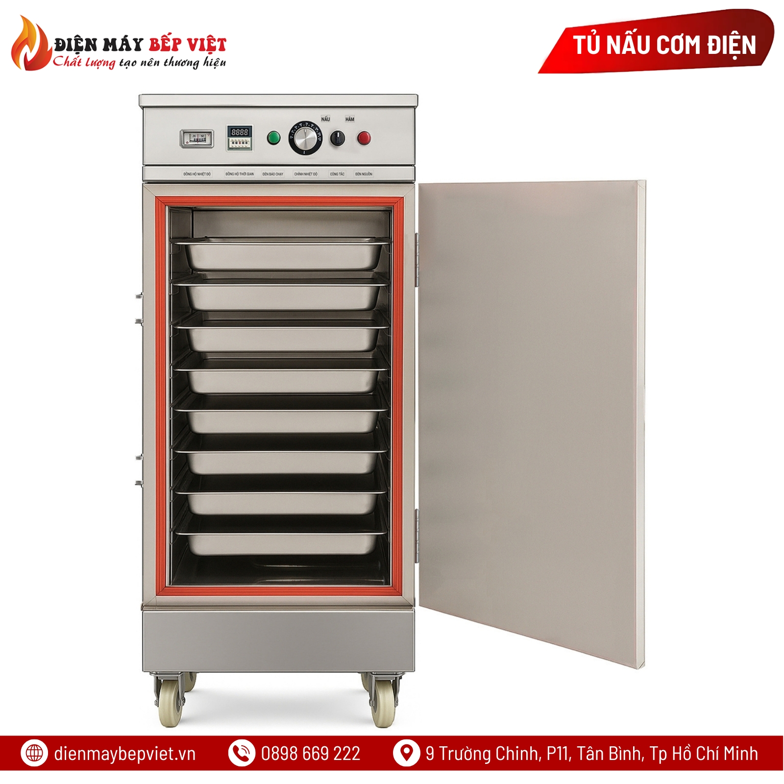 Tủ Cơm 8 Khay Điện