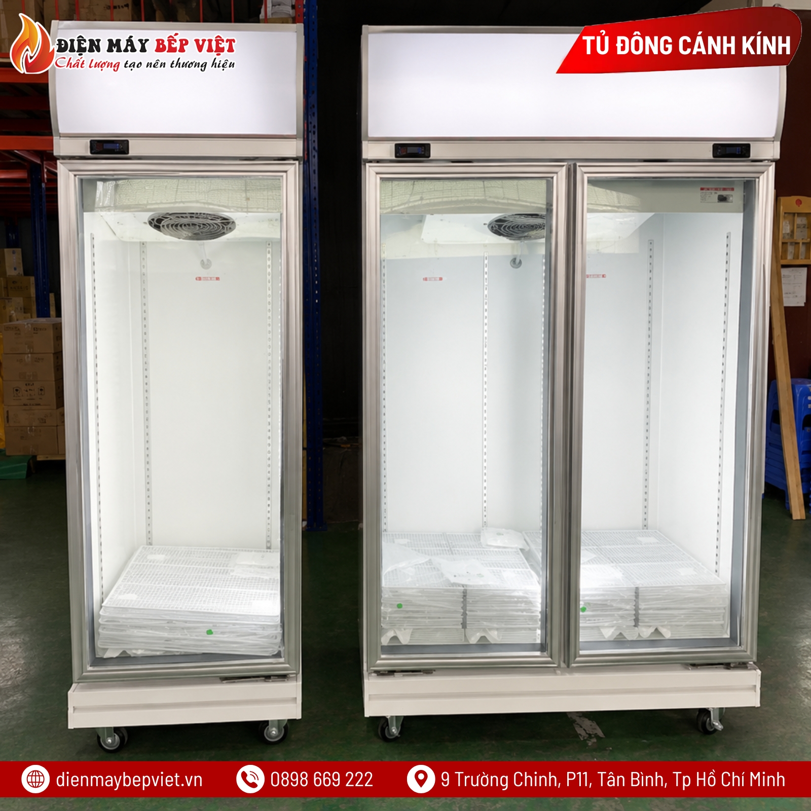 Tủ Đông 1 Cánh Kính Berjaya 1D/DF-SM-EV