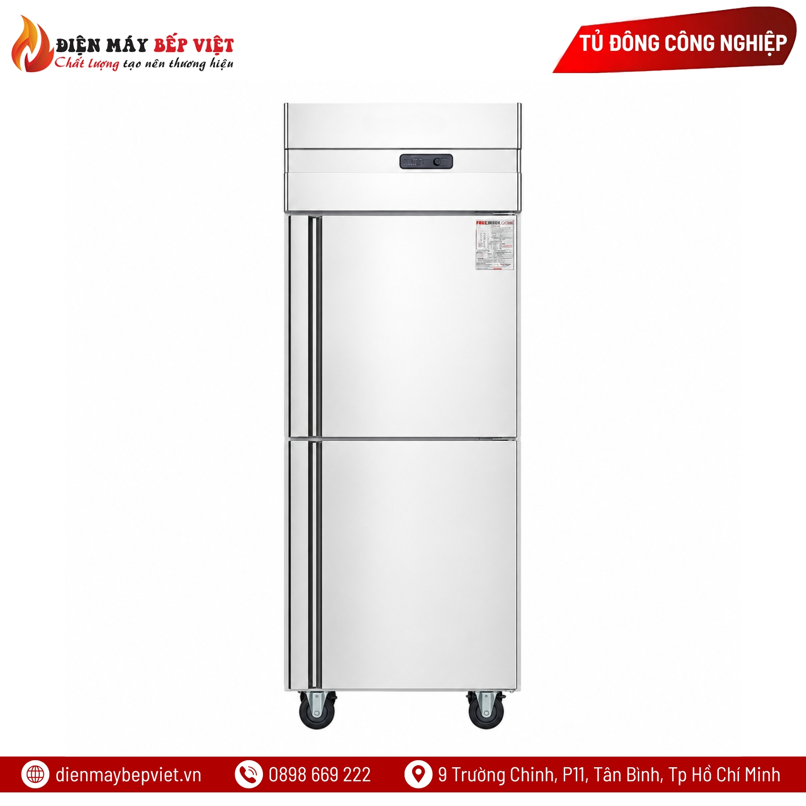Tủ Đông 2 Cánh Coil Kistem KIS-XD25F