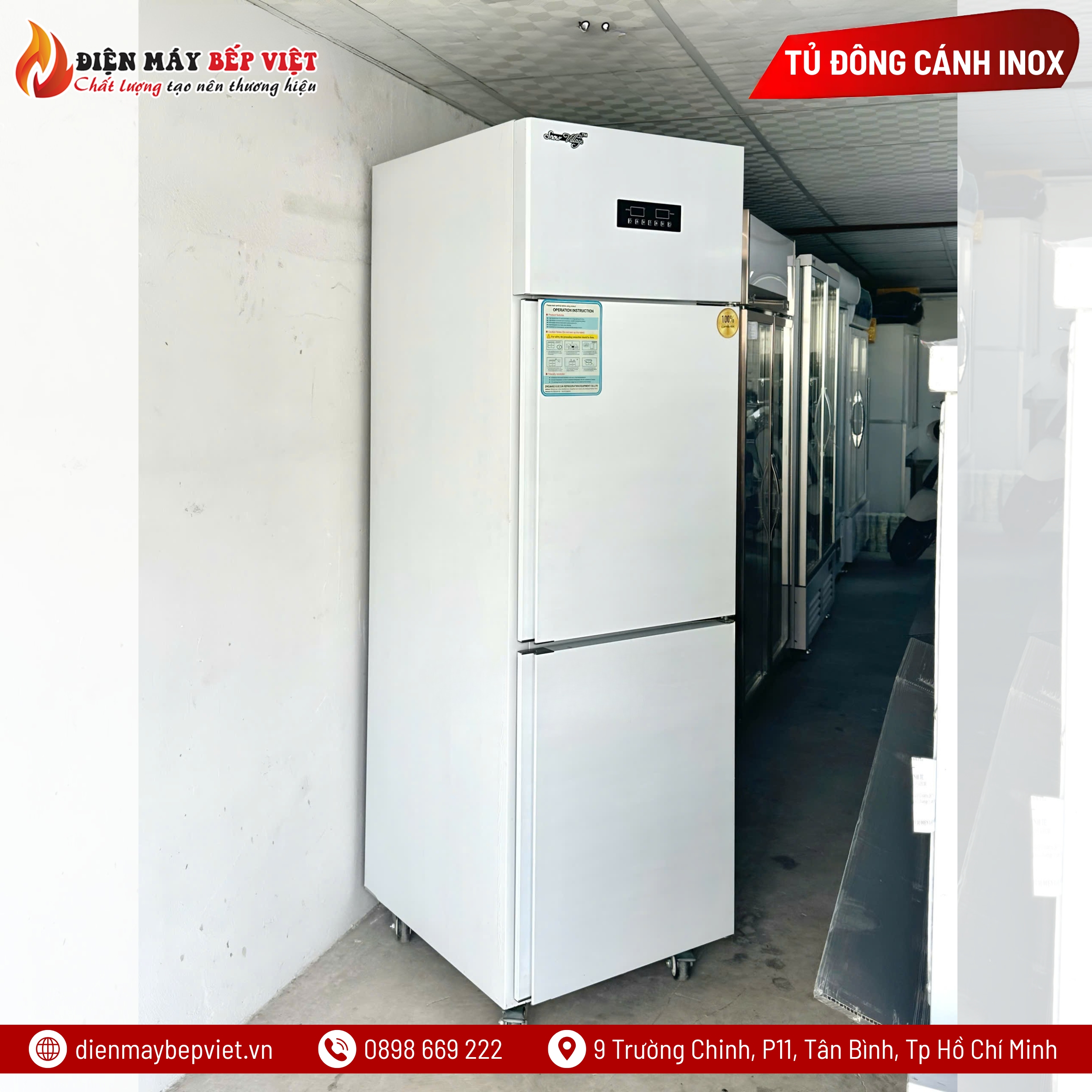 Tủ Đông 2 Cánh Inox 2 Chế Độ SLLDZ4-538LS