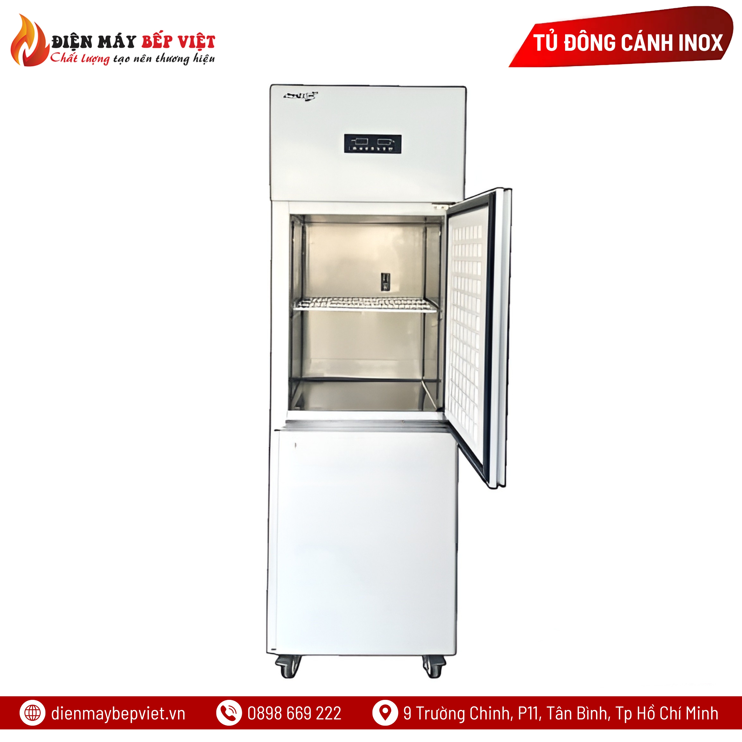 Tủ Đông 2 Cánh Inox 2 Chế Độ SLLDZ4-538LS