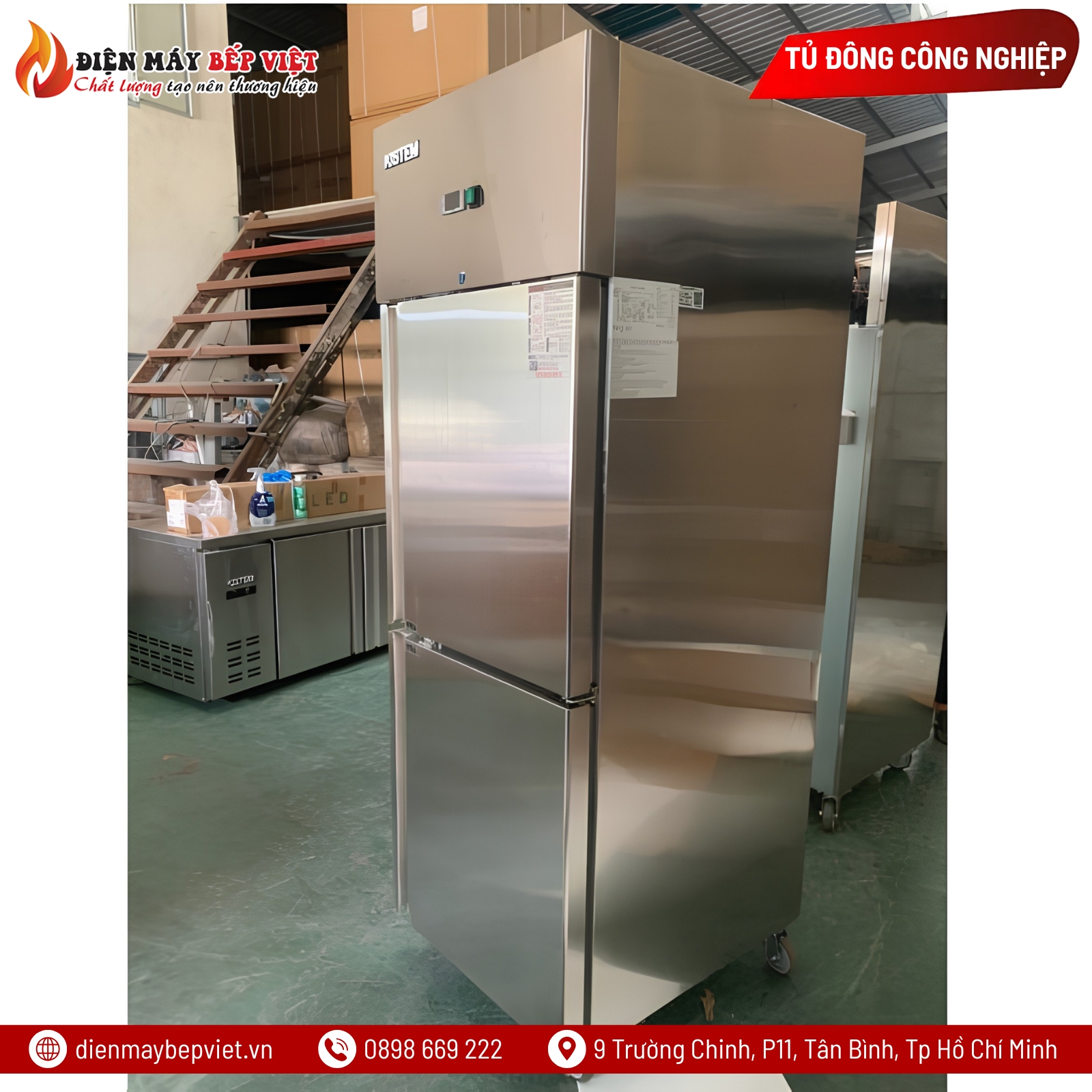 Tủ Đông 2 Cửa Quạt Lạnh Kistem KIS-XFGN25F