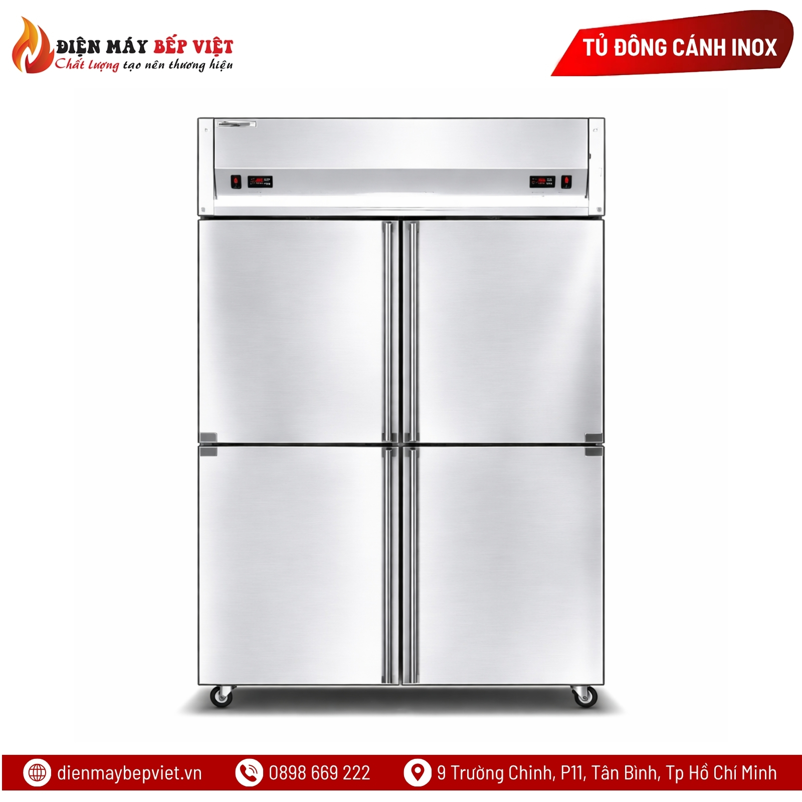 Tủ Đông 4 Cánh Snow Village SLLDZ4-820LS