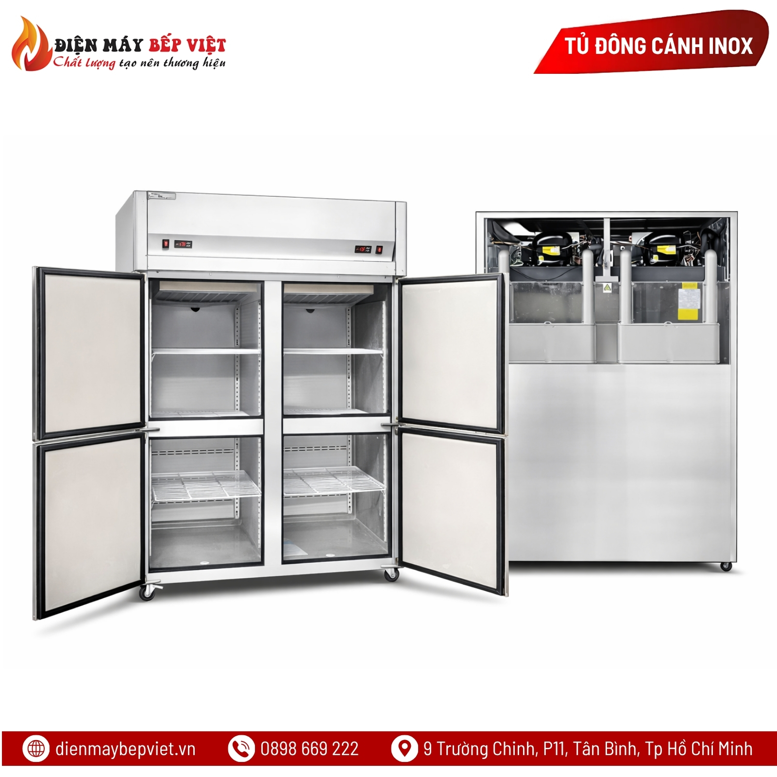 Tủ Đông 4 Cánh Snow Village SLLDZ4-820LS