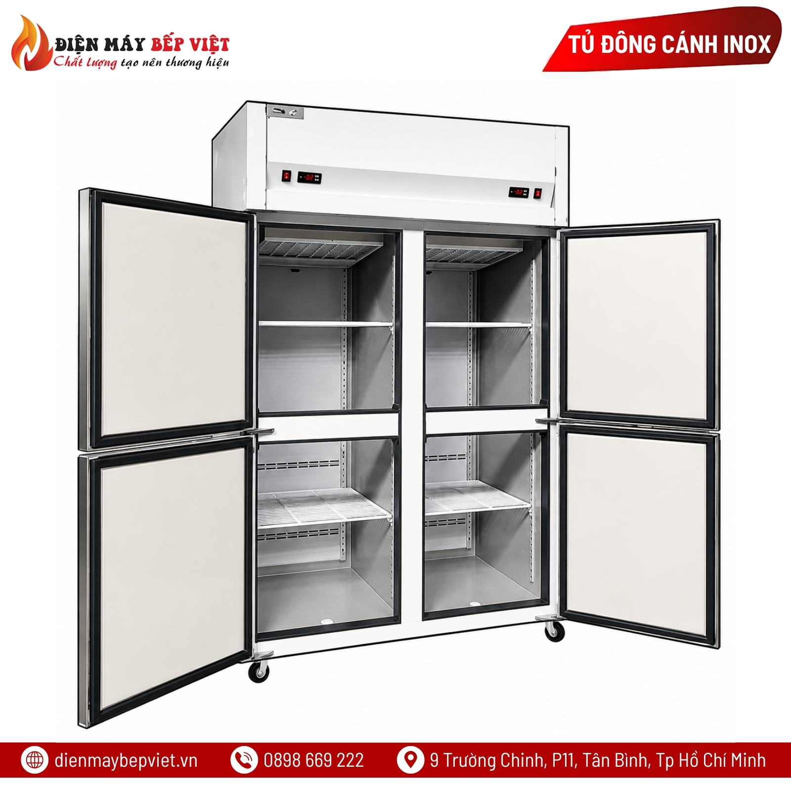 Tủ Đông 4 Cánh Snow Village SLLDZ4-820LS