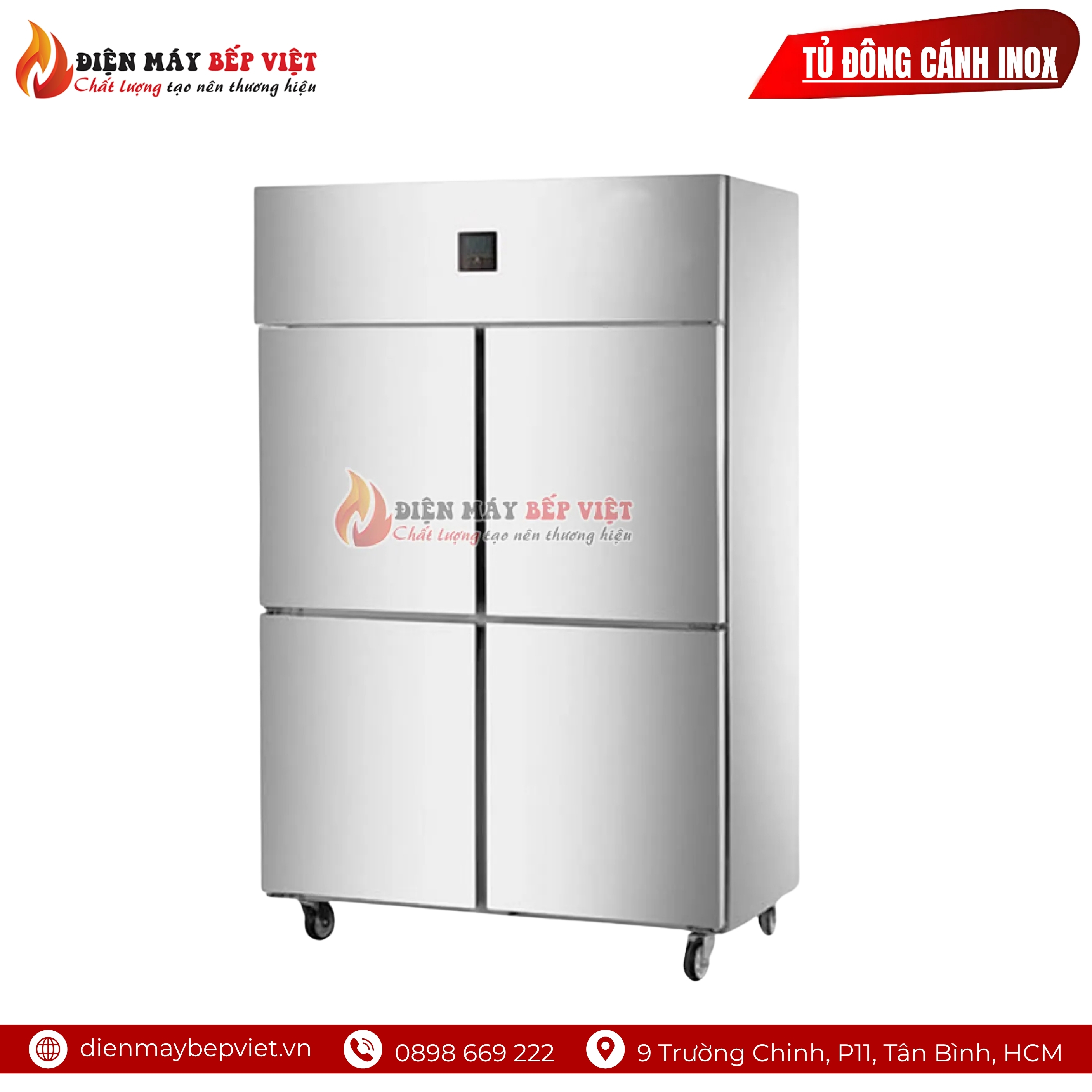 Tủ Đông Cánh Inox