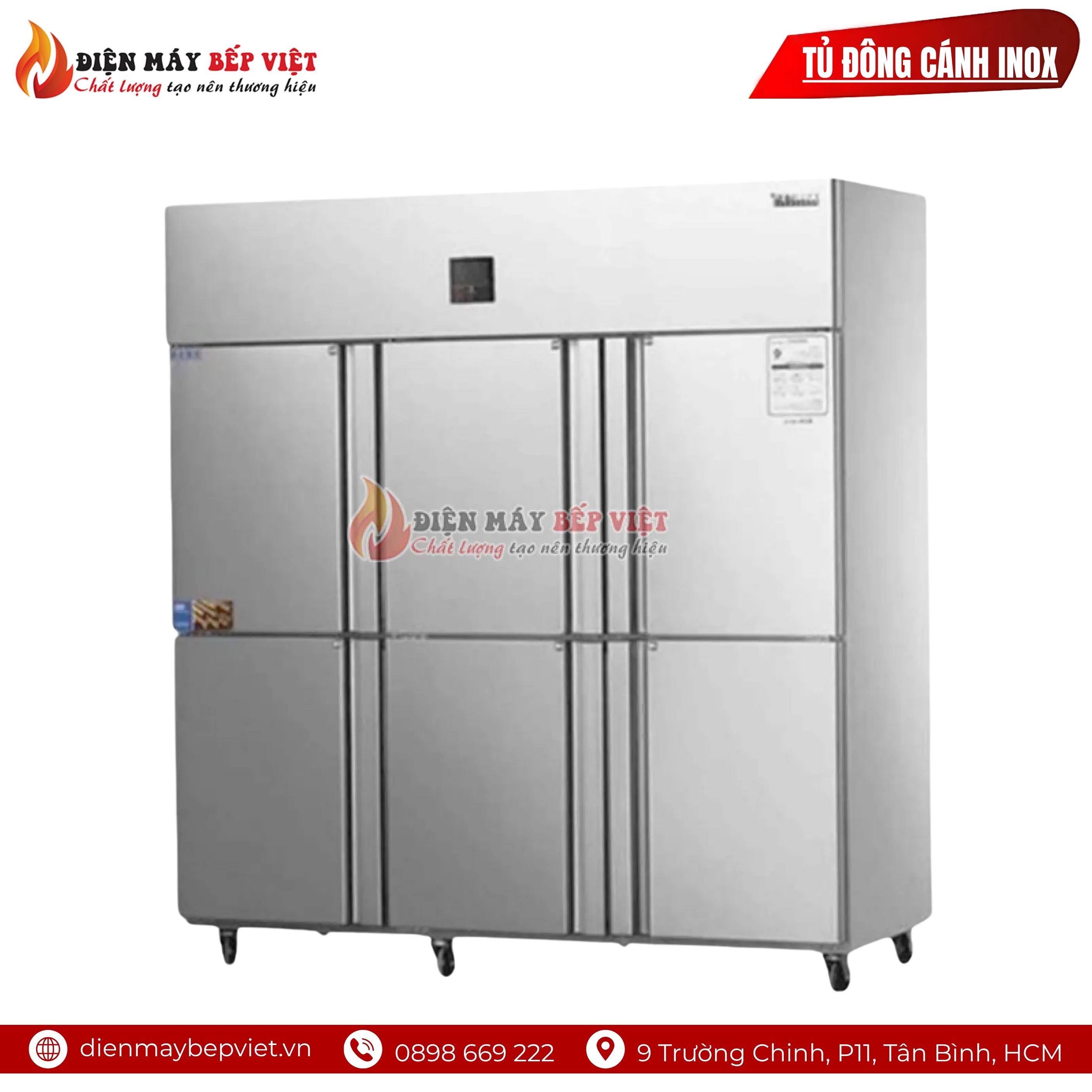 Tủ Đông Cánh Inox