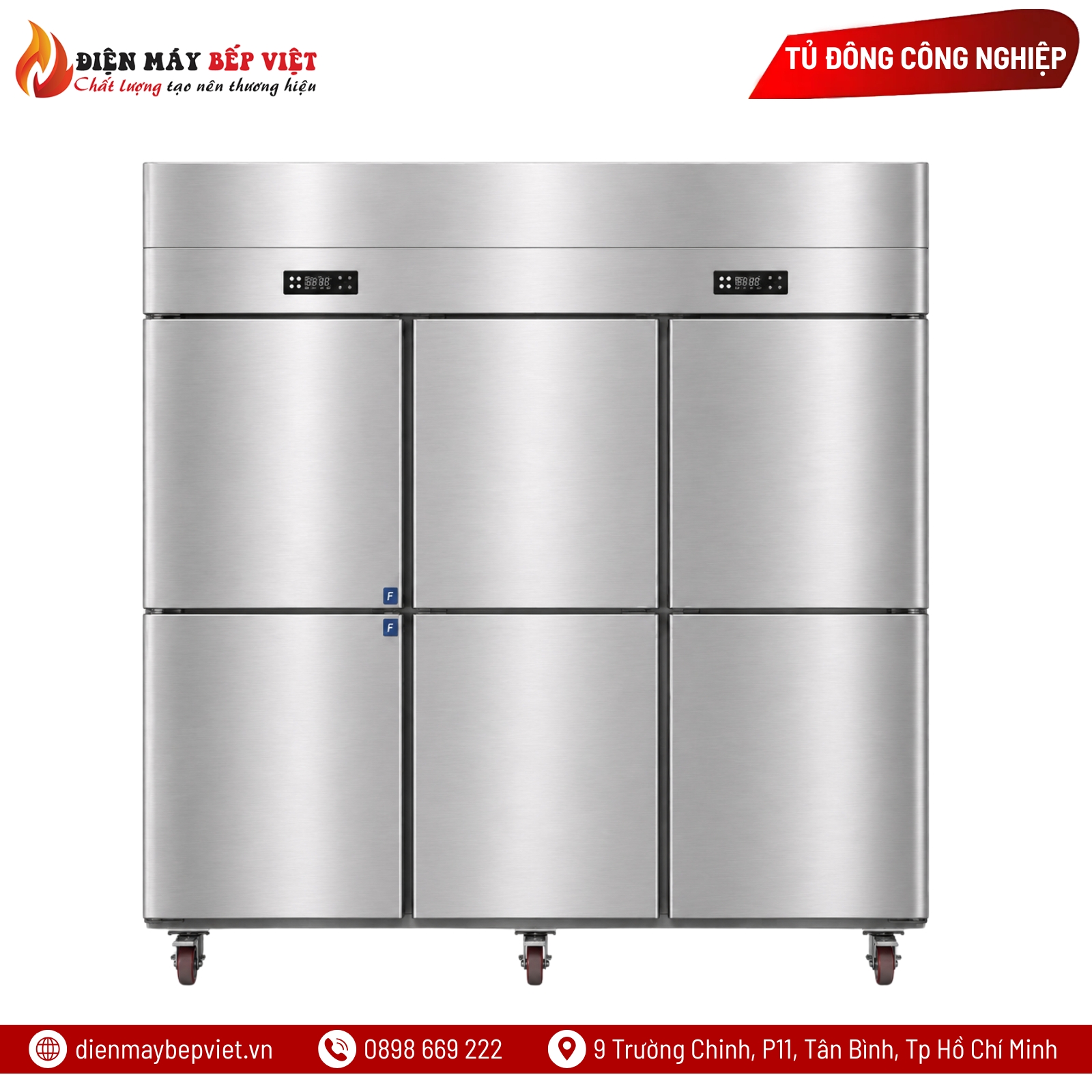 Tủ Đông Mát 2 Chế Độ Quạt Lạnh 6 Cánh Inox Lightcool LS-1200F-6C2