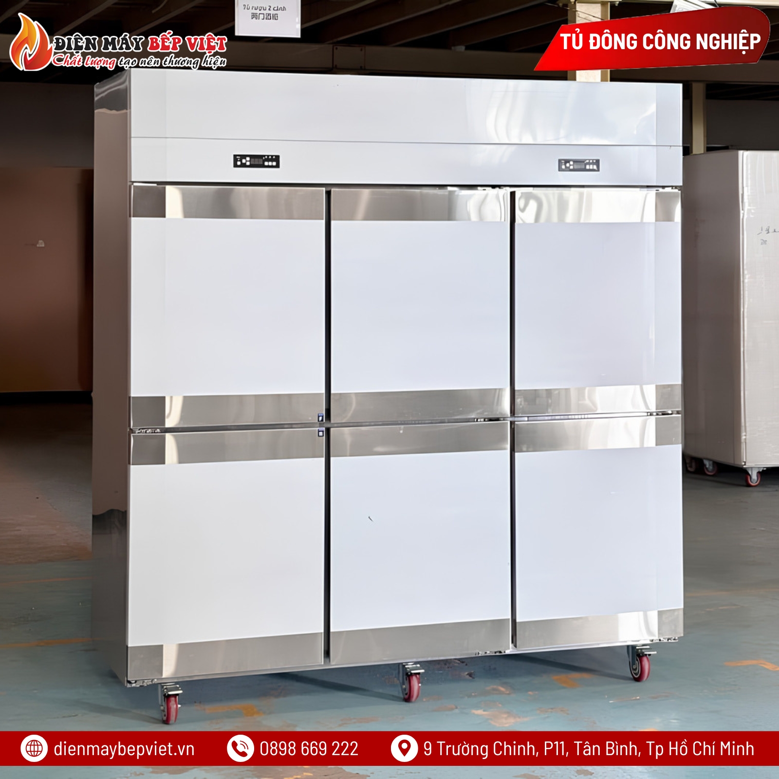Tủ Đông Mát 2 Chế Độ Quạt Lạnh 6 Cánh Inox Lightcool LS-1200F-6C2