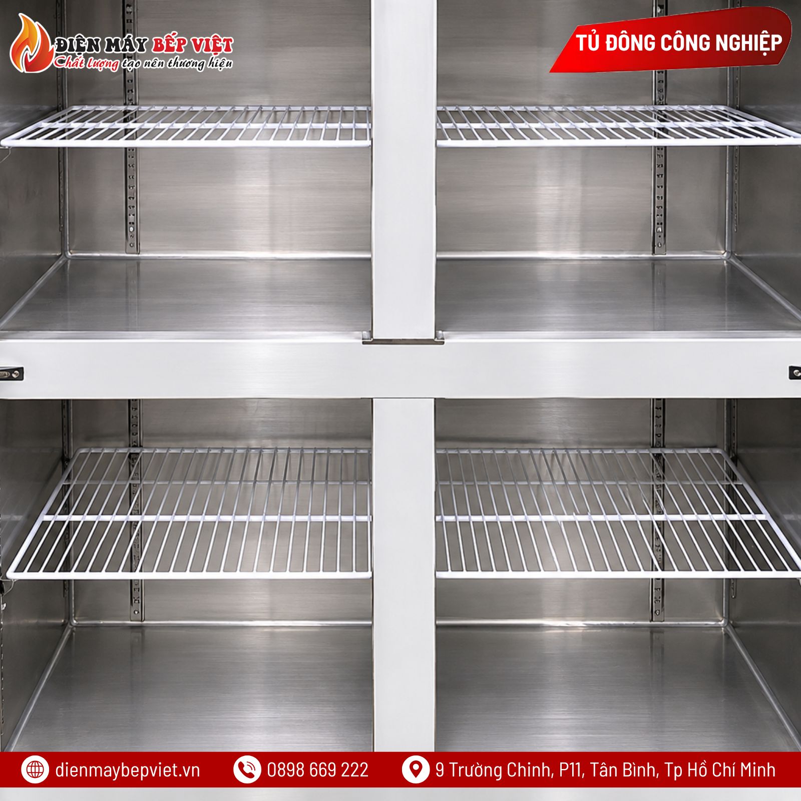 Tủ Đông Mát 4 Cánh Inox 2 Chế Độ Snow Village SLLDZ4-820L