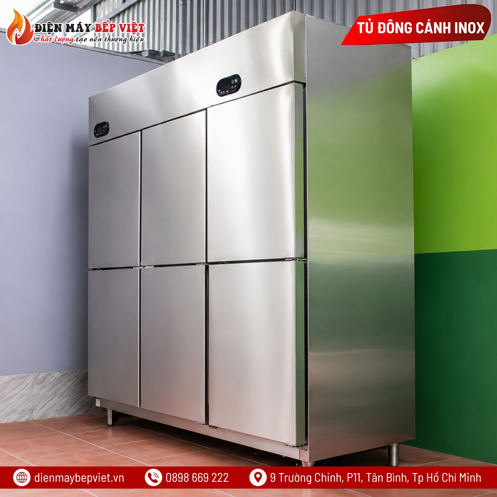 Tủ Đông Mát 6 Cánh Berjaya BSDU4F2C/Z