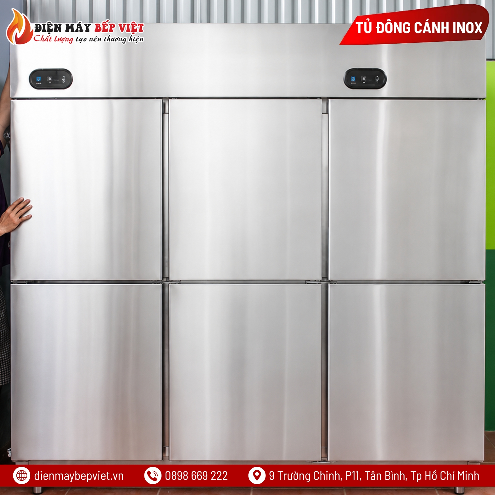 Tủ Đông Mát 6 Cánh Berjaya BSDU4F2C/Z