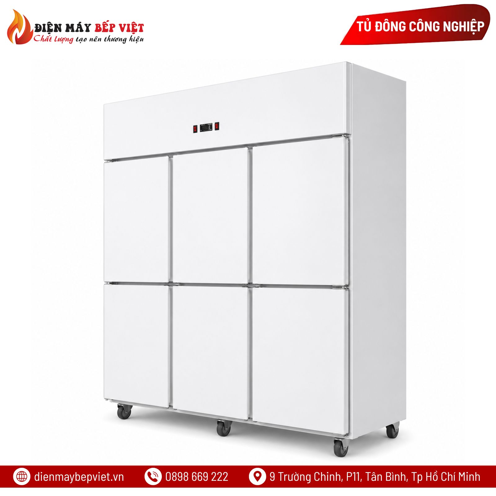 Tủ Đông Mát 6 Cánh Quạt Lạnh Snow Village SLLDZ4-1300LS