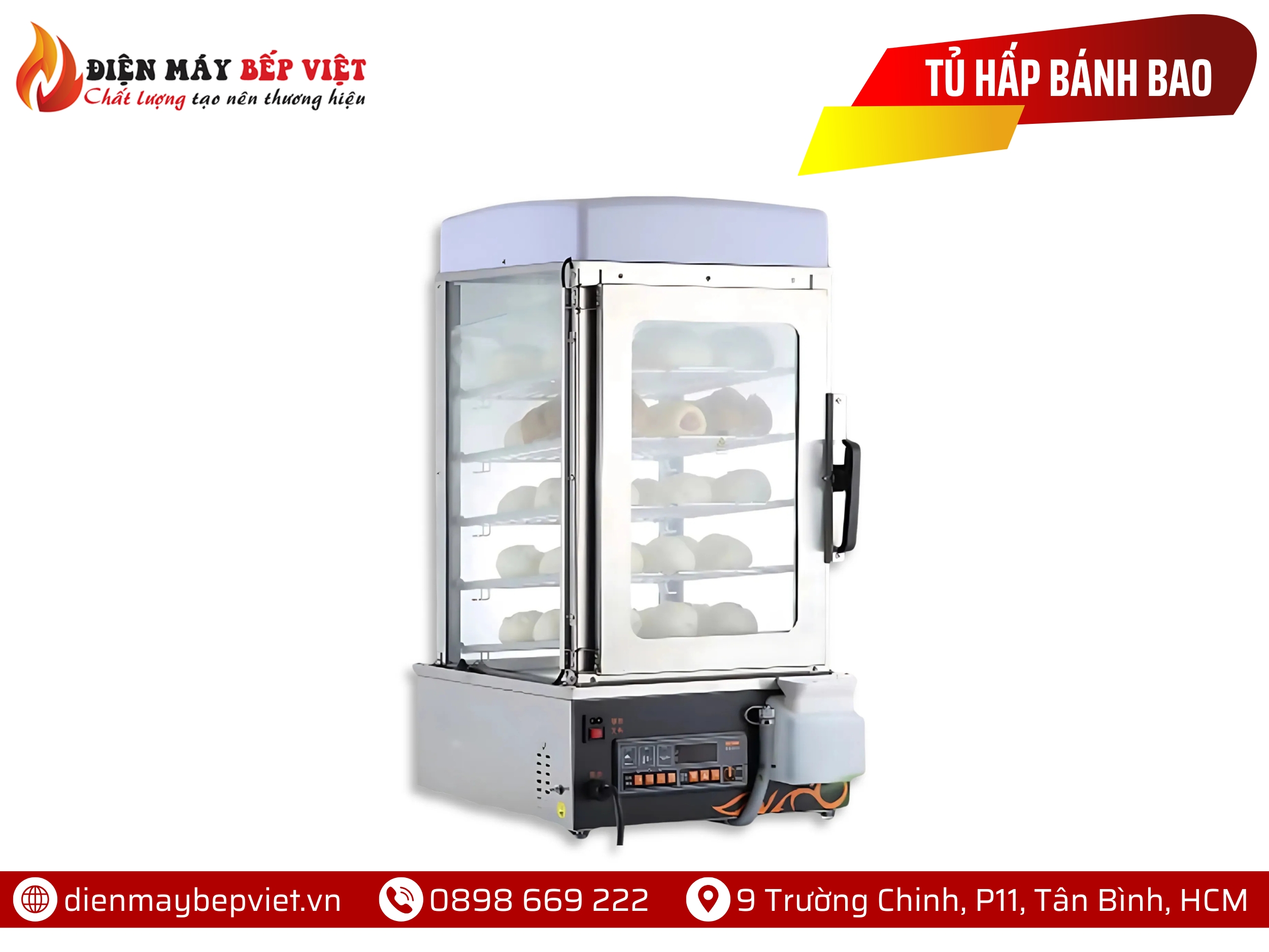 Tủ Hấp Bánh Bao