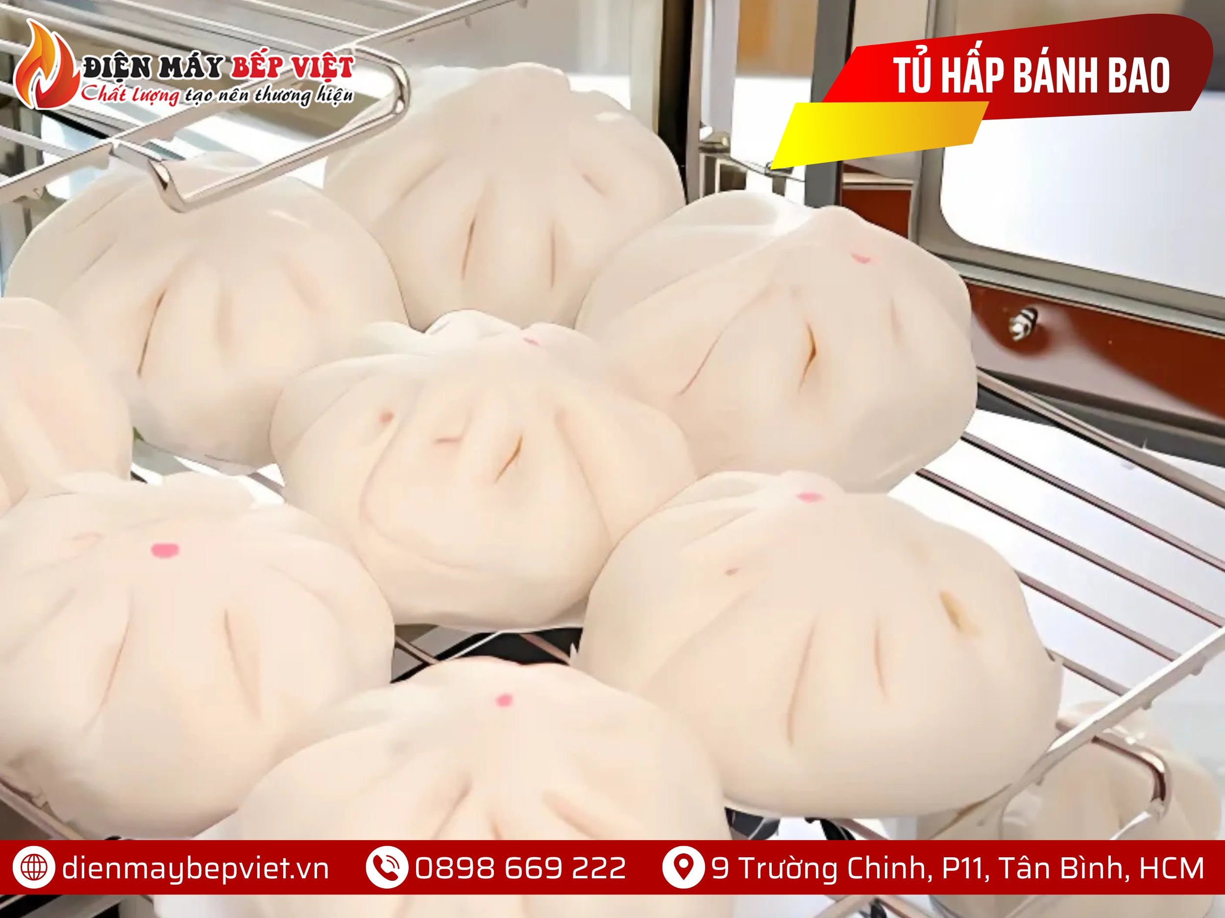 Tủ Hấp Bánh Bao