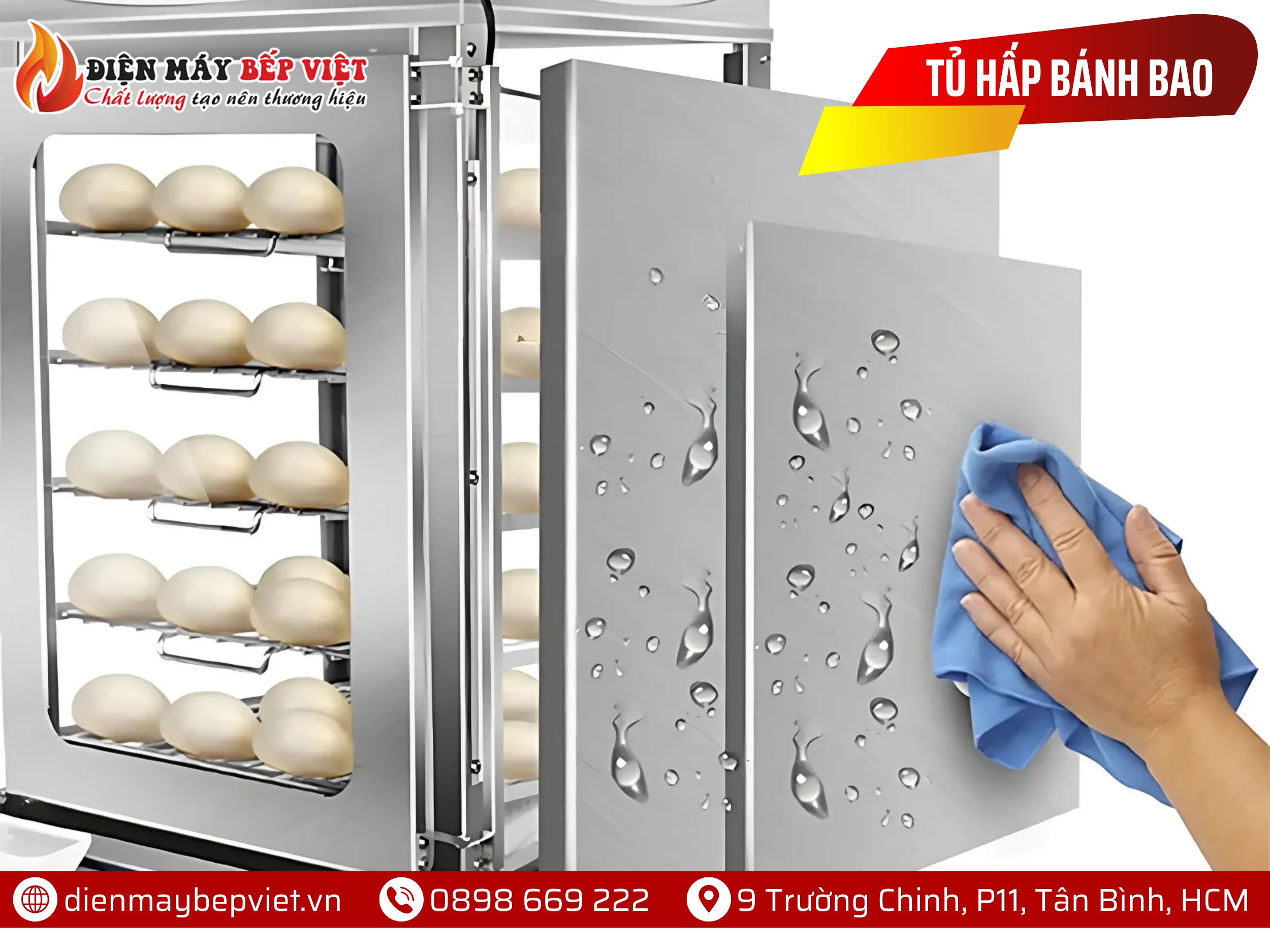 Tủ Hấp Bánh Bao