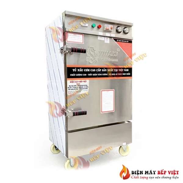 Tủ hấp cơm gas điện 6 khay - 20kg