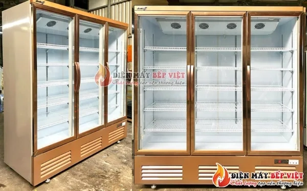 Tủ mát 3 cửa kính quạt lạnh LC-1800XF tại Điện Máy Bếp Việt