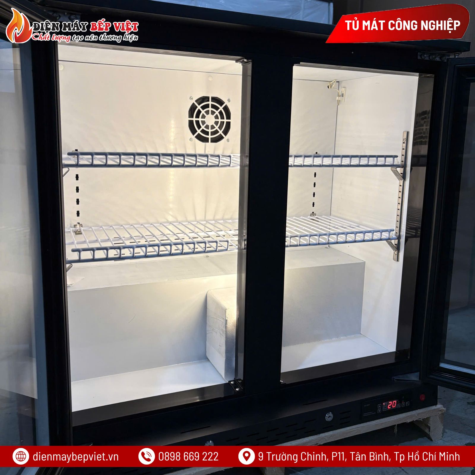 Tủ Mát Quầy Bar 2 Cánh Lightcool LS-900