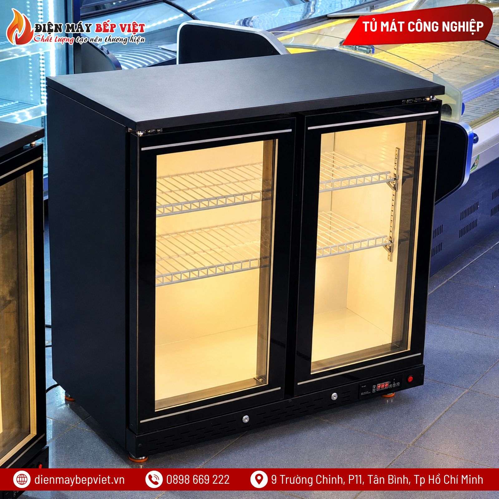 Tủ Mát Quầy Bar 2 Cánh Lightcool LS-900