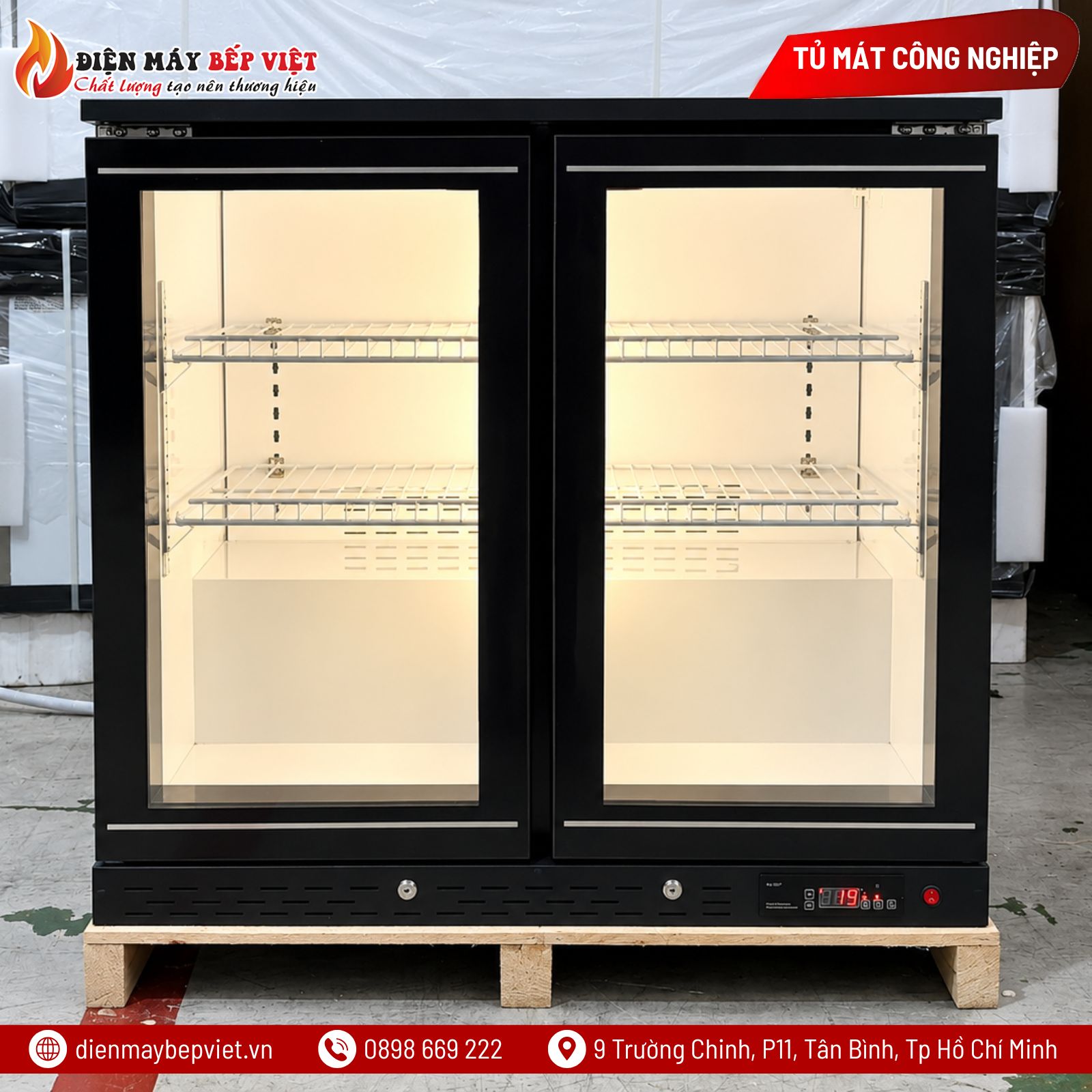 Tủ Mát Quầy Bar 2 Cánh Lightcool LS-900