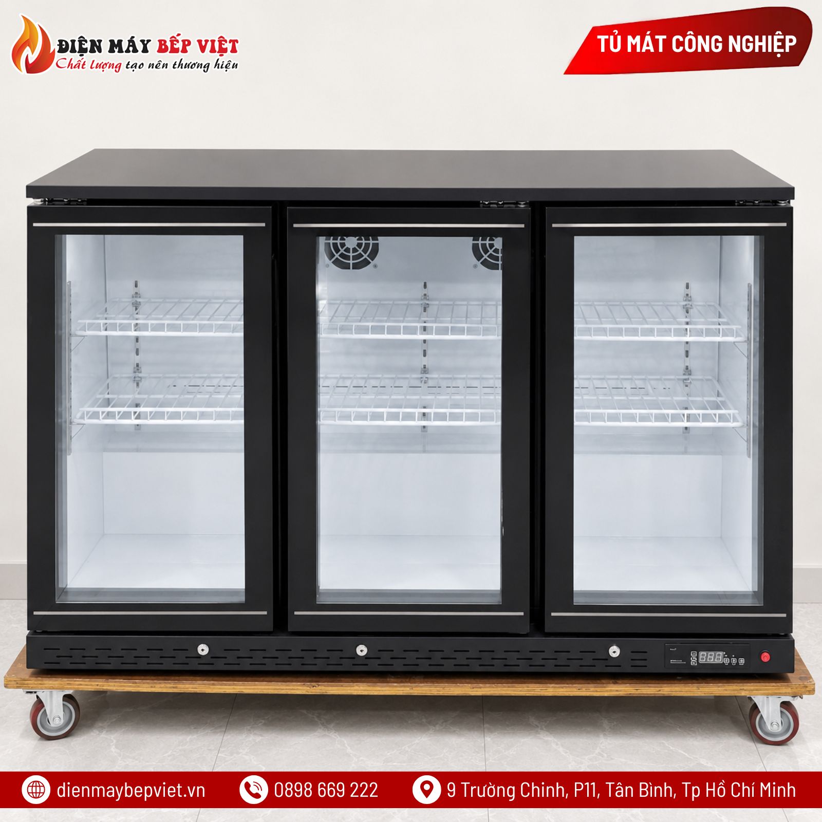 Tủ Mát Quầy Bar 3 Cánh Lightcool LS-1350