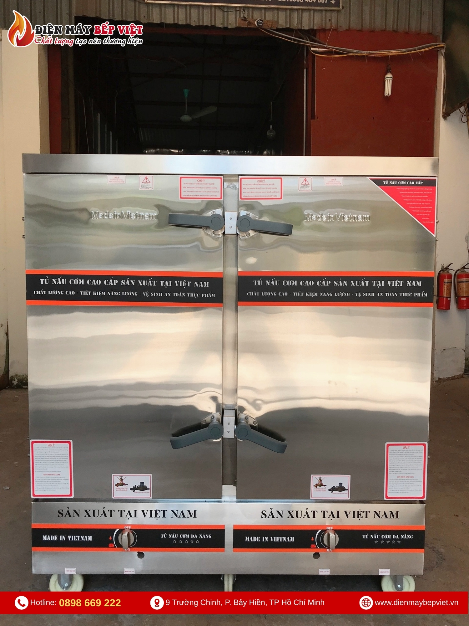 Tủ Nấu Cơm 24 Khay Gas