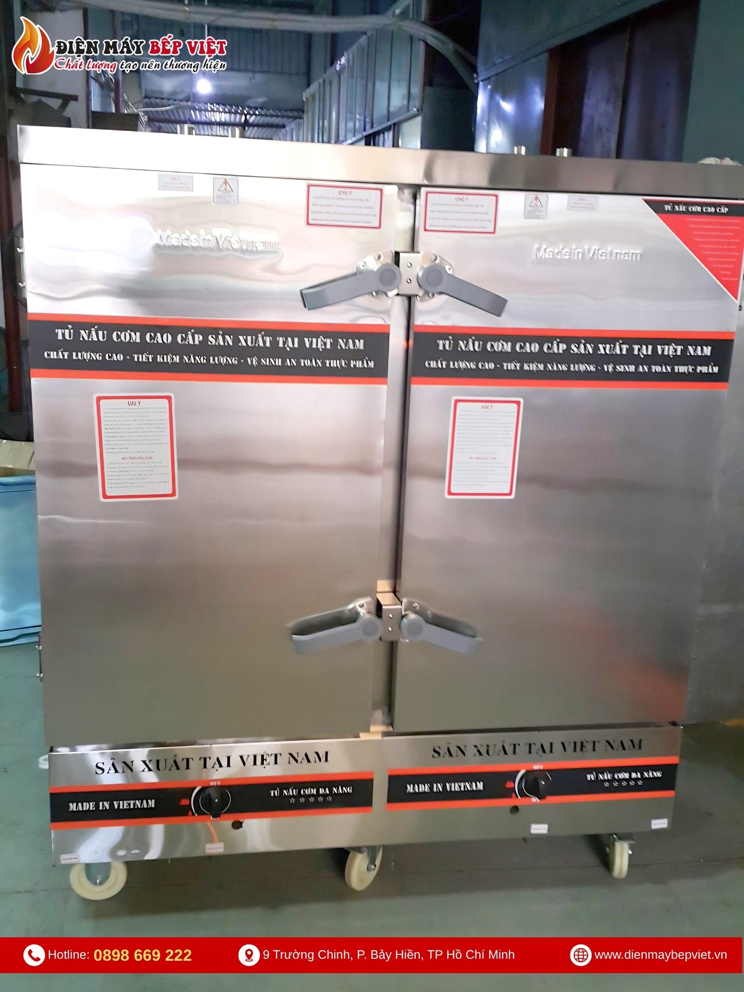 Tủ Nấu Cơm 24 Khay Gas
