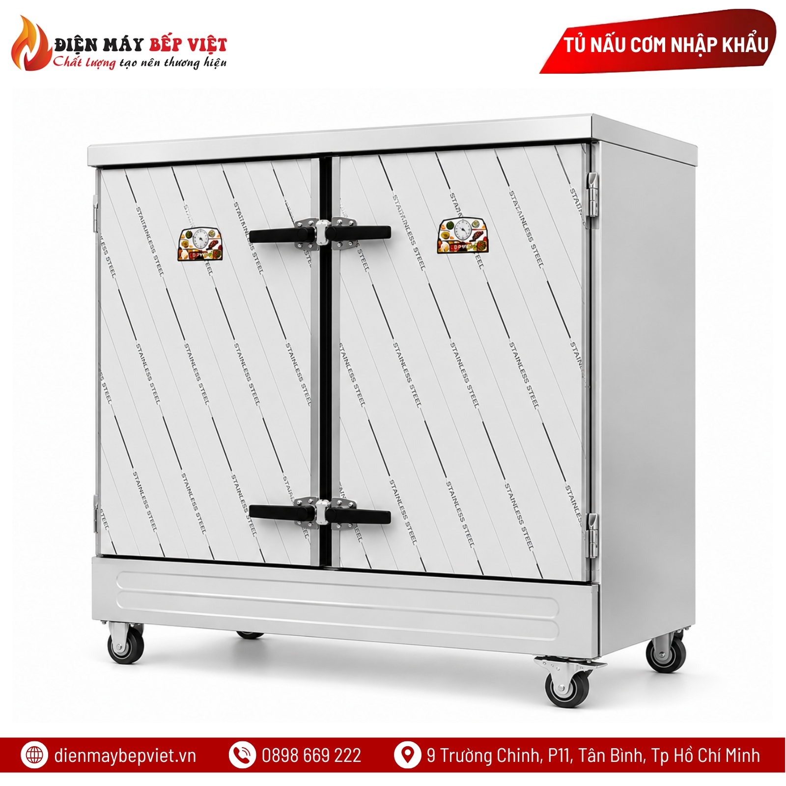 Tủ Nấu Cơm Điện 24 Khay Nhập Khẩu