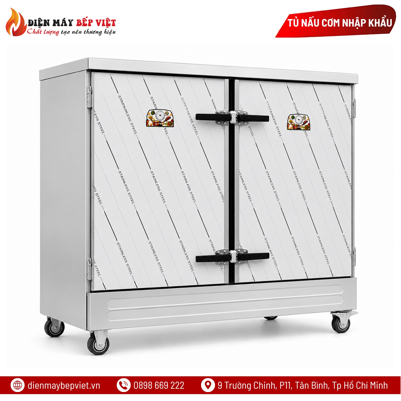 Tủ Nấu Cơm Điện 24 Khay Nhập Khẩu