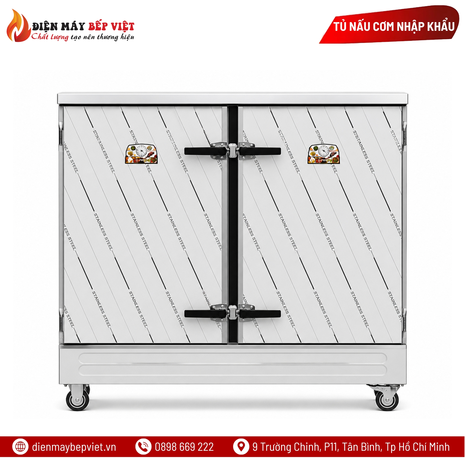 Tủ Nấu Cơm Điện 24 Khay Nhập Khẩu