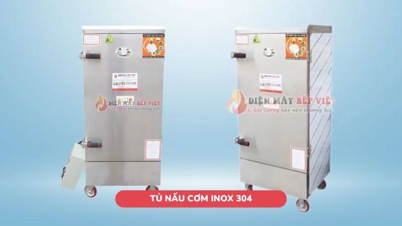 Tủ nấu cơm Inox 304 cao cấp