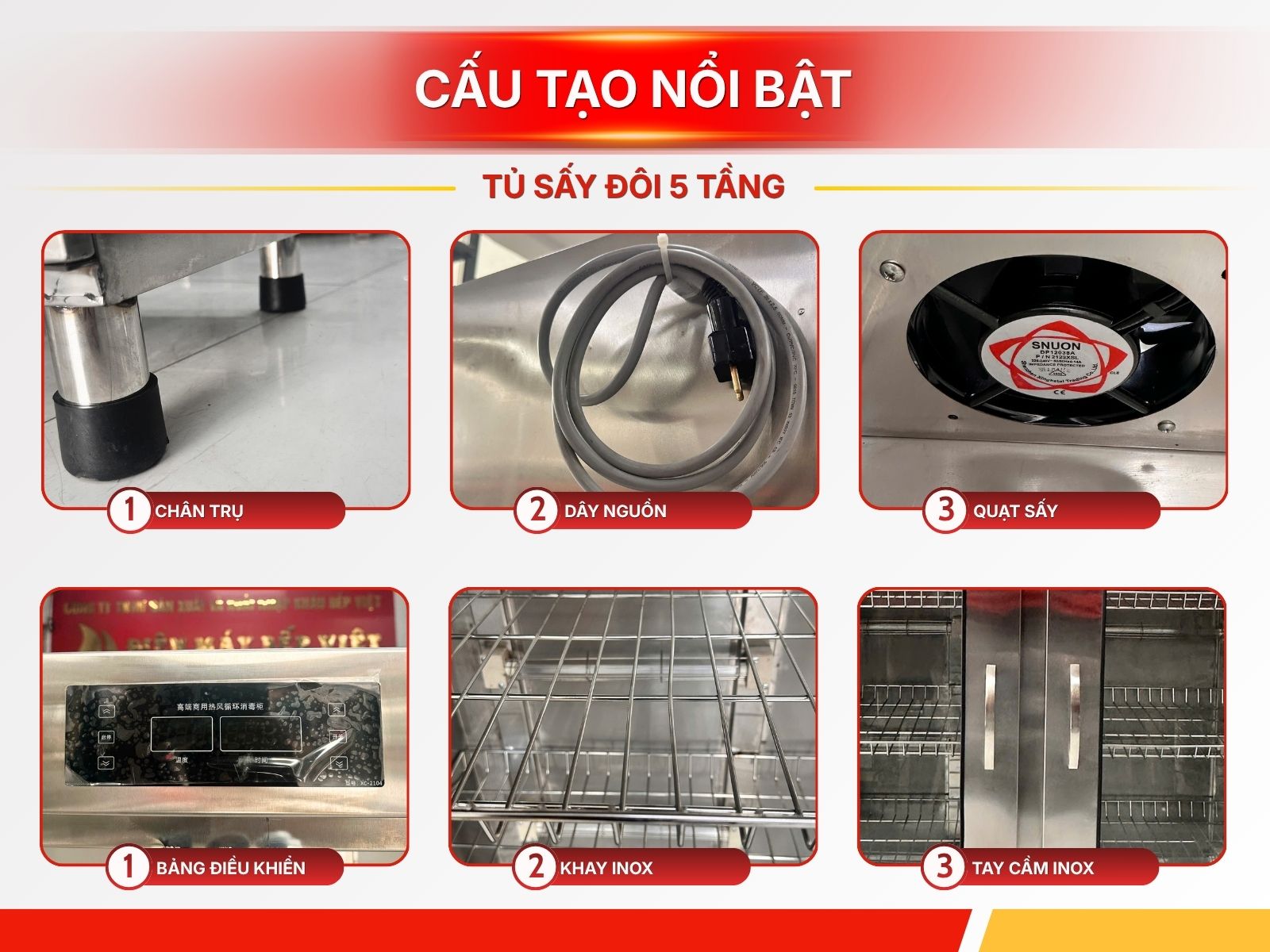 Tủ Sấy Chén Công Nghiệp BV02