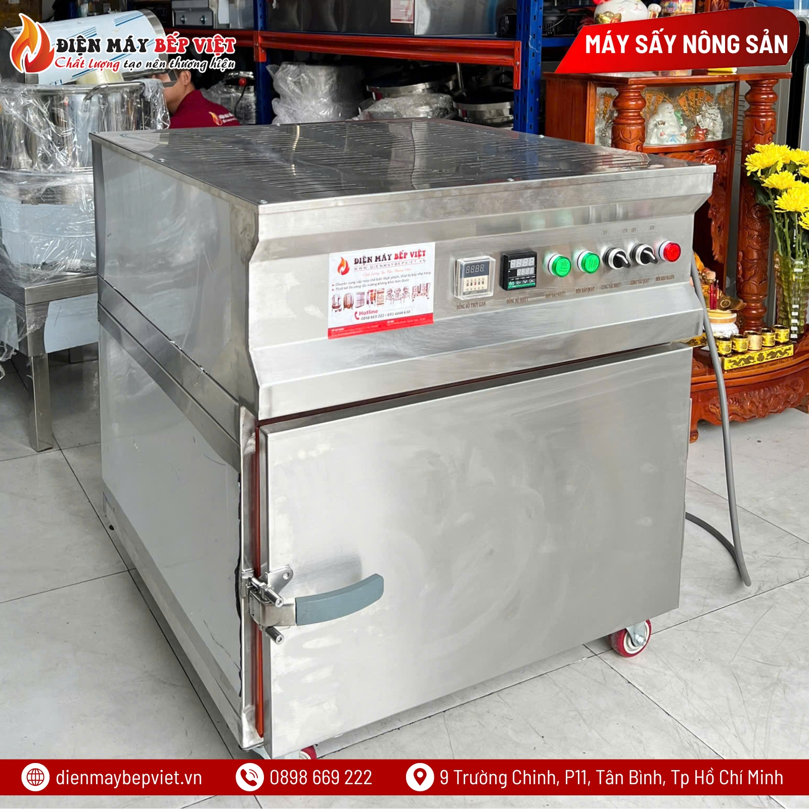 Tủ Sấy Nông Sản 4 Khay